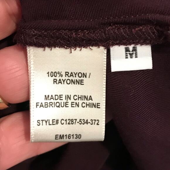 Cloth & Stone Anthropologie Split Neck Top M - Picture 6 of 7